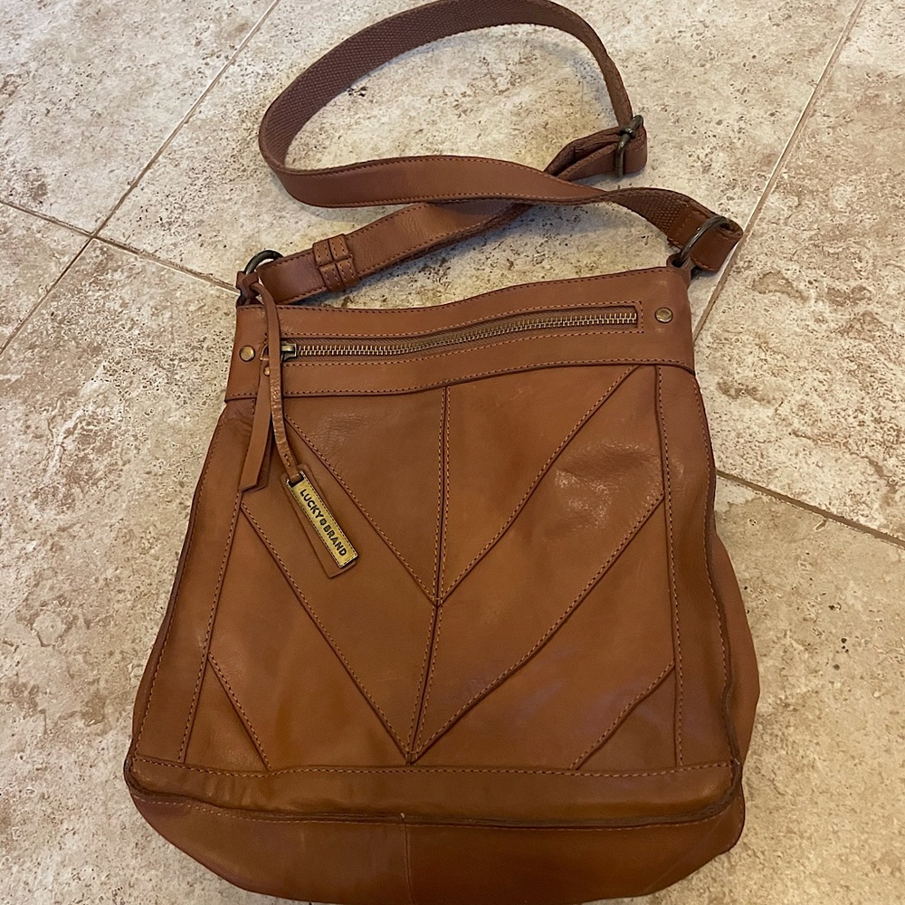 Lucky Brand Leather Crossbody Purse